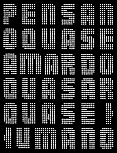 Augusto de Campos – o quasar