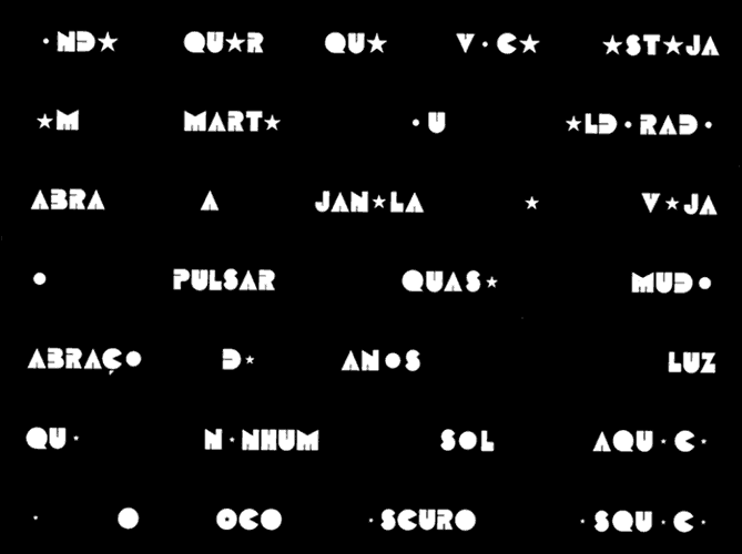 Augusto de Campos – o pulsar