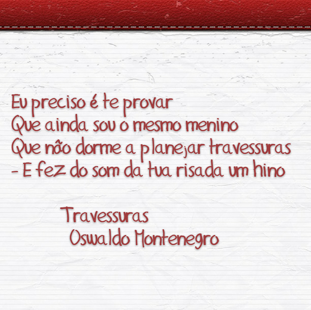 Oswaldo Montenegro – Travessuras